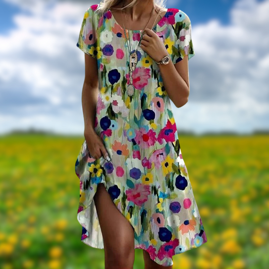 JENNA™| Colourful comfortable dress