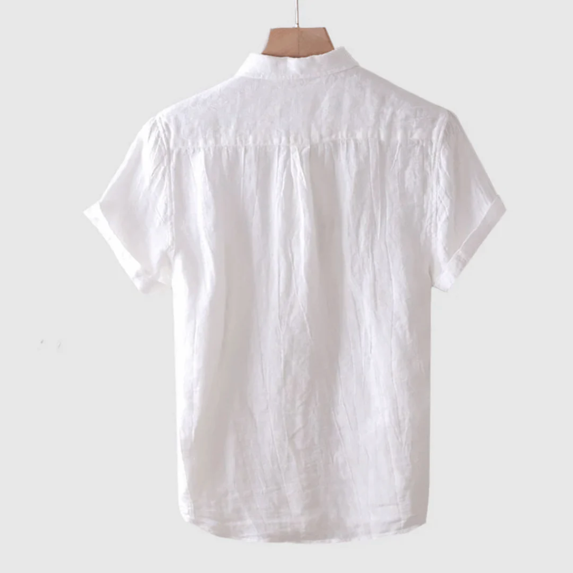 Derek™ | Short-sleeved linen shirt